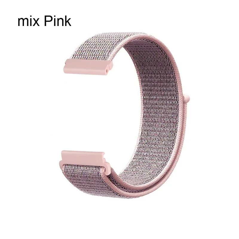 mix Pink 22 мм браслет ремешок для Xiaomi Amazfit GTR 47 мм Pace Stratos 2 2s ремешок для часов huawei GT Honor Magic Dream Correa для samsung - Цвет: mix Pink