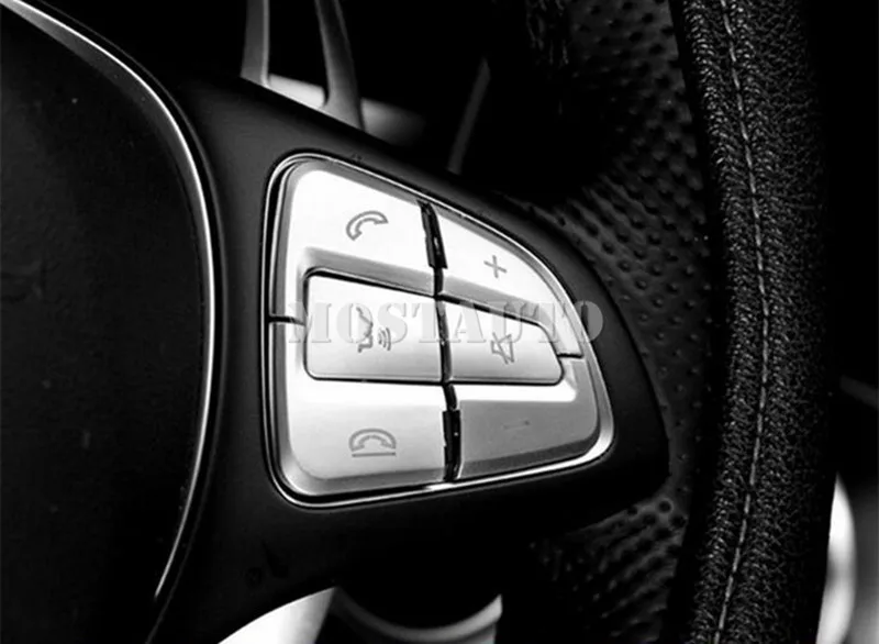 Для Benz CLA C117 W117 интерьер руль отделочное покрытие кнопки- 12 шт