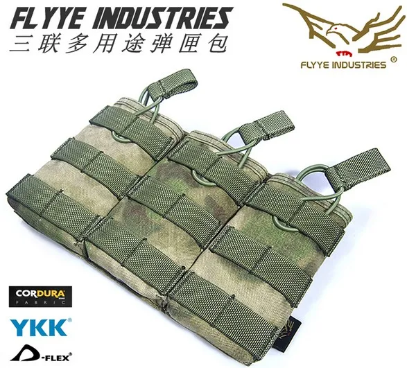 FLYYE MOLLE EV Универсальный тройной Магнитный чехол военный кемпинг походный