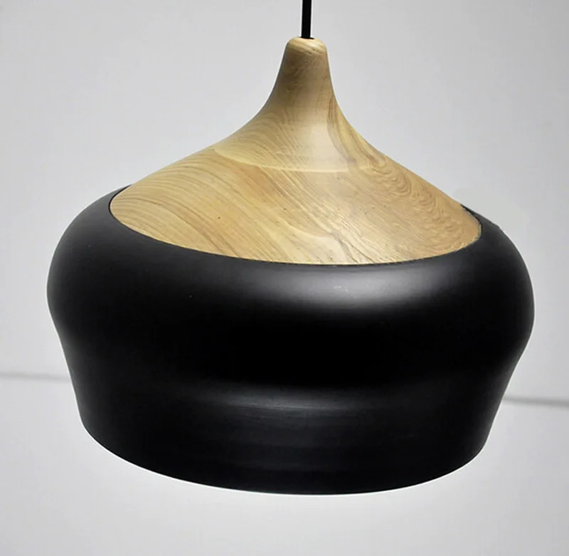 Современная простая деревянная люстра в европейском стиле креативная лампа с