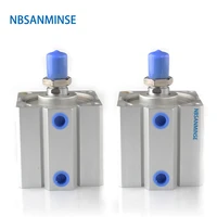 sda with magnet bore 100mm compact cylinder airtac type double acting pneumatic cylinder nbsanminse