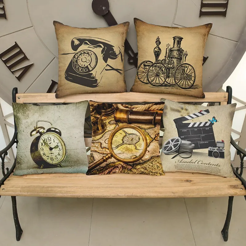Винтажные подушки в европейском стиле для украшения дома ретро Чехлы телефона и