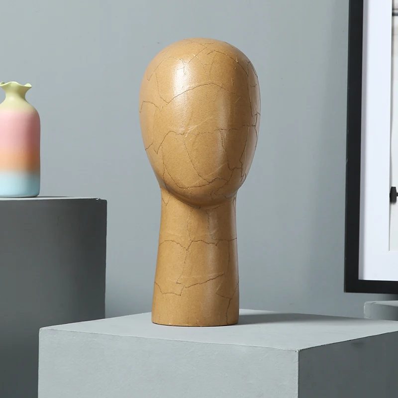 Высококачественная модель головки из крафт бумаги ручной работы магазин одежды