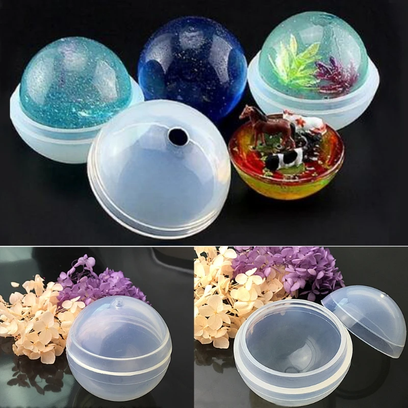 

Sphere Ball Shape Silicone Mold Mould DIY Pendant Jewelry Making Tools Craft
