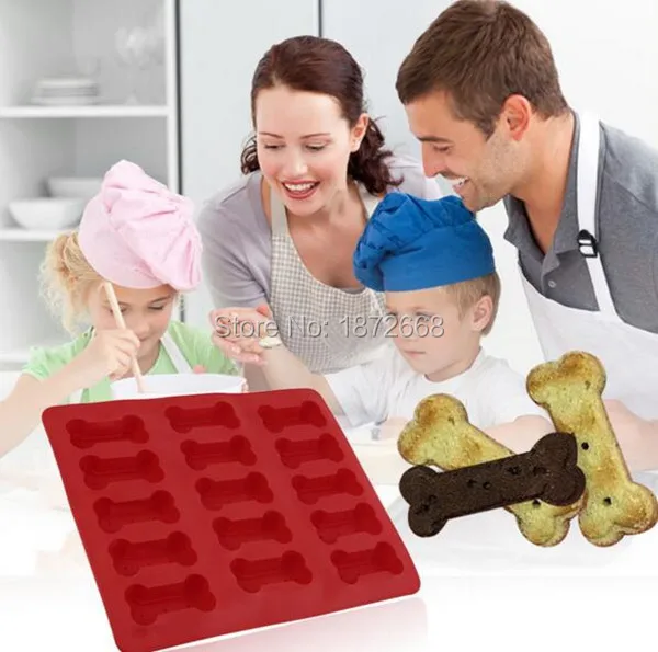 Собаке кость собака след силиконовая форма для выпечки прессформы торта