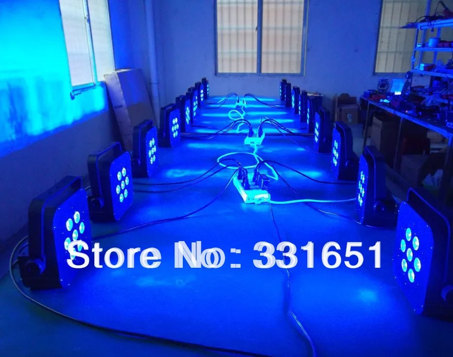 10 шт./лот 2017 горячий DJ Par Light LED Can 7x15 Вт Новый RGBAW 5 в 1 5/9 каналов DMX512 | Лампы и