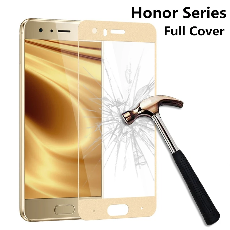 9H Защитное стекло для Huawei Honor 9 Lite чехол 6A 6X 6C Pro V8 V9 8 lite V10 view 10 Защитная крышка huawei