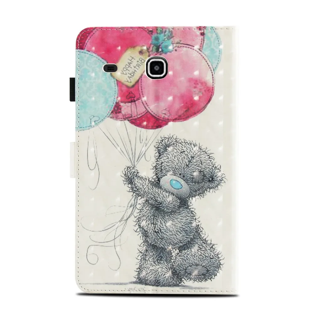 Фиолетовый с рисунком Совы чехол для планшета Samsung Galaxy Tab E 8 0 T377 T375 Smart Cover из