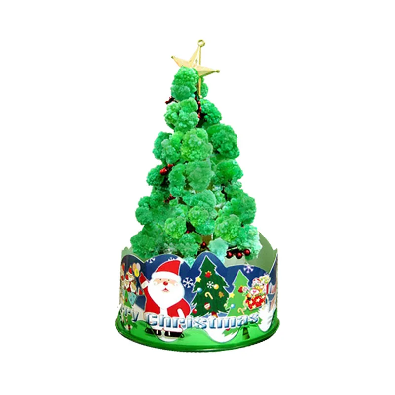 Paper Magician Magic White Snow Man Growing Tree Liquid DIY NON-TOXIC Blossom Artificial Flower Kids Toys Christmas | Дом и сад