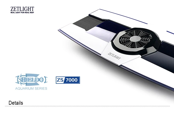 ZETLIGHT ZS 7000 цилиндрическая лампа для водорослей, лампа coralline, лампа для аквариума, лампа для водной соломы, лампа для водорослей SPS LPS, Коралловая лампа ZS7000