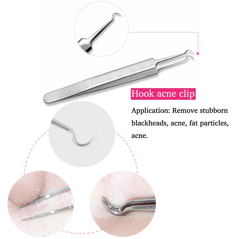 2 шт. игла для удаления прыщей угрей лечения акне черная маска угрей|Устройство