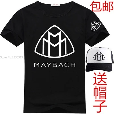 Все виды автомобилей знаки maybach 4S магазин печатных с коротким рукавом Футболка