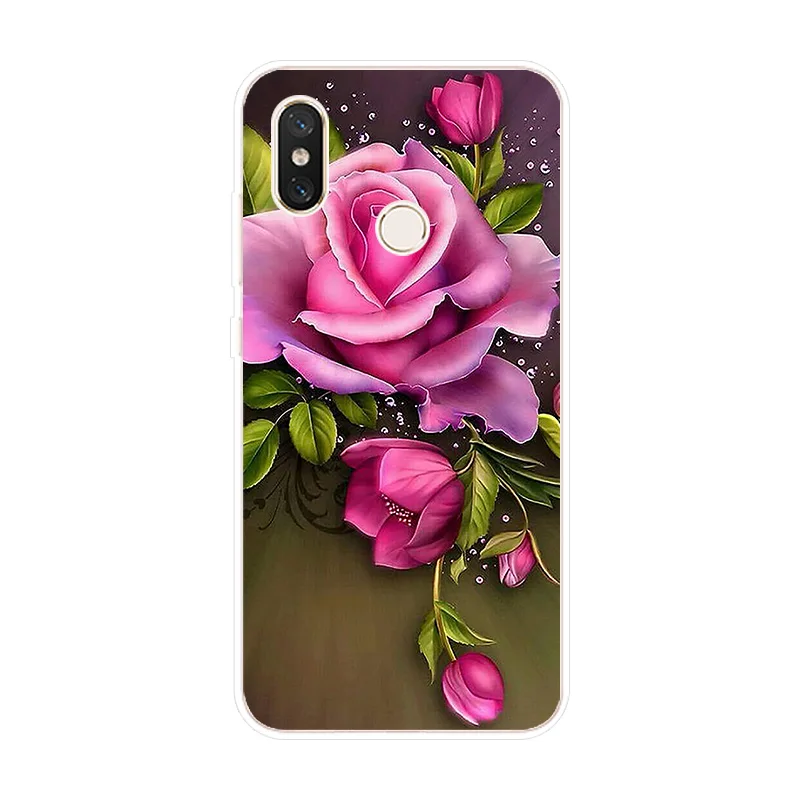 Чехол для телефона Xiaomi Mi 8 9 SE Lite Pro Mix 2 S 3 Pocophone F1 чехол с цветами 5X A1 A2 6 6X Note |