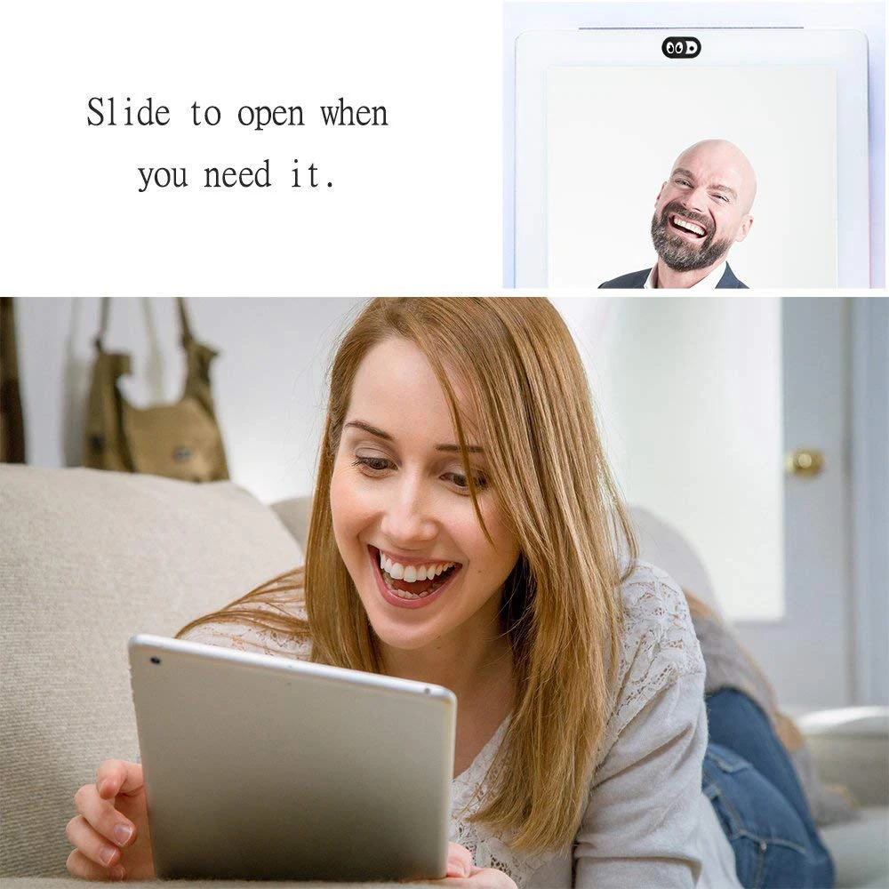 Универсальная веб камера крышка затвора Магнитный слайдер Пластиковая камеры