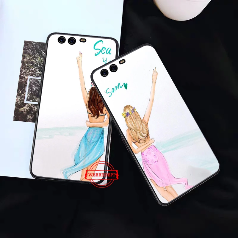 Силиконовый чехол для Huawei P8 Lite 2015 2017 P9 2016 Mimi P10 P20 Pro P Smart 2019 P30|Бамперы| |