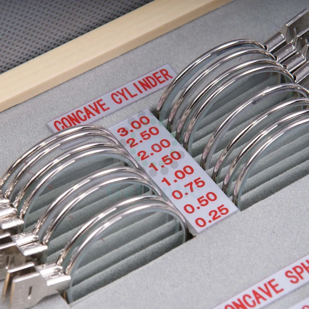 Оптическая металлическая оправа LOCHOSS 90 шт. пробная набор линз апертура 36 мм