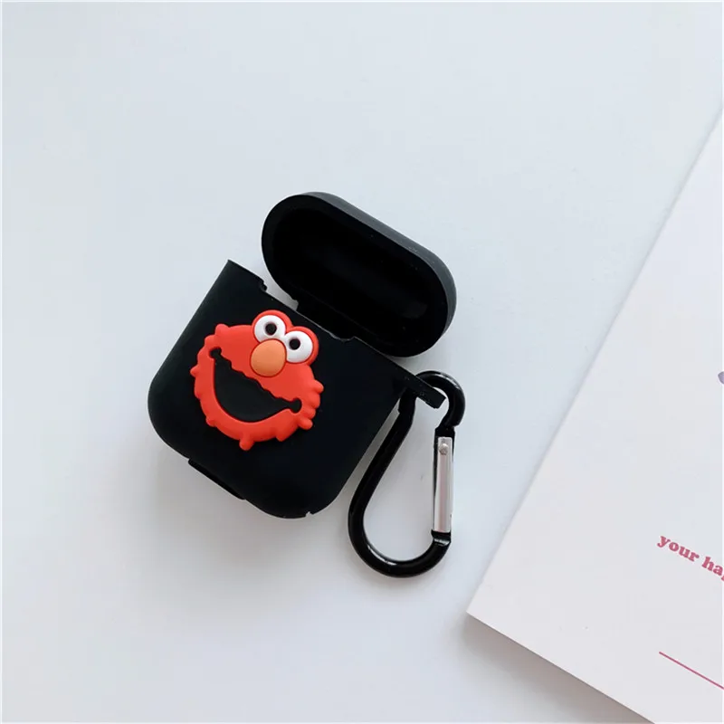 A12 Чехол для apple airpods с мультяшными животными Микки Хелло Китти, беспроводная bluetooth-гарнитура для airpods 1/2, мягкий силиконовый чехол для зарядки - Цвет: A12