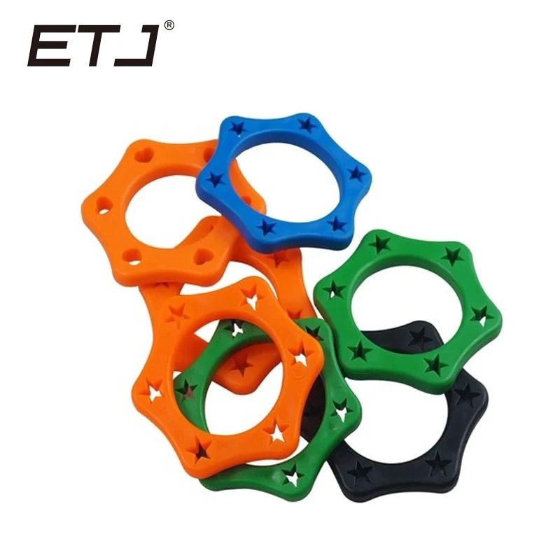 

50 pcs / lote plastic roller ring Microphone 6 Angle Anti Slip roll holder Stand wireless accessories 38 mm