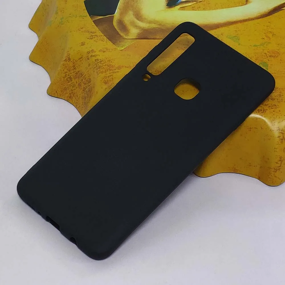 Чехол для телефона Samsung Galaxy A9 2018 силиконовый защитный чехол Star Pro черный матовый
