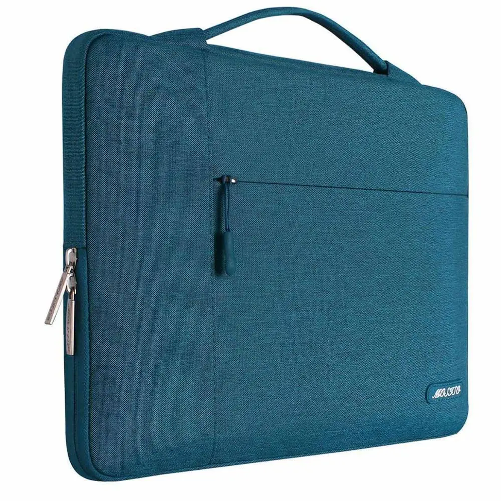 Deep Teal MOSISO 11, 12, 13, 14, 15 дюймов, сумка для ноутбука, водонепроницаемая, для мужчин, женщин, чехол для ноутбука, для, Macbook Pro 13,3, 15,6, компьютер Ba - Цвет: Deep Teal