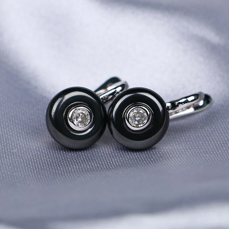 Классический дизайн романтичные ювелирные украшения для ушей золото