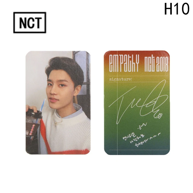 Эмпатия бумага новое поступление популярная многоцветная версия NCT 127 плакат карта автограф Фотокарта самодельные фото карты
