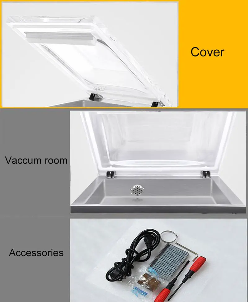 Вакуумная упаковочная машина для пищевых продуктов вакуумная камера