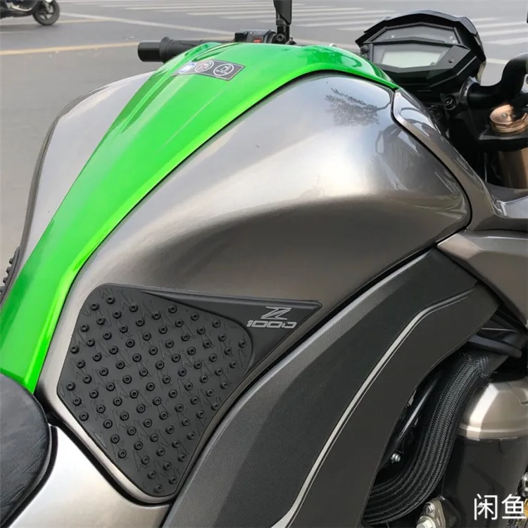 Для Kawasaki Z1000 Z 1000 2010- год защитная накладка на бак мотоцикла Наклейка газ колено сцепление Танк Тяговые колодки сторона