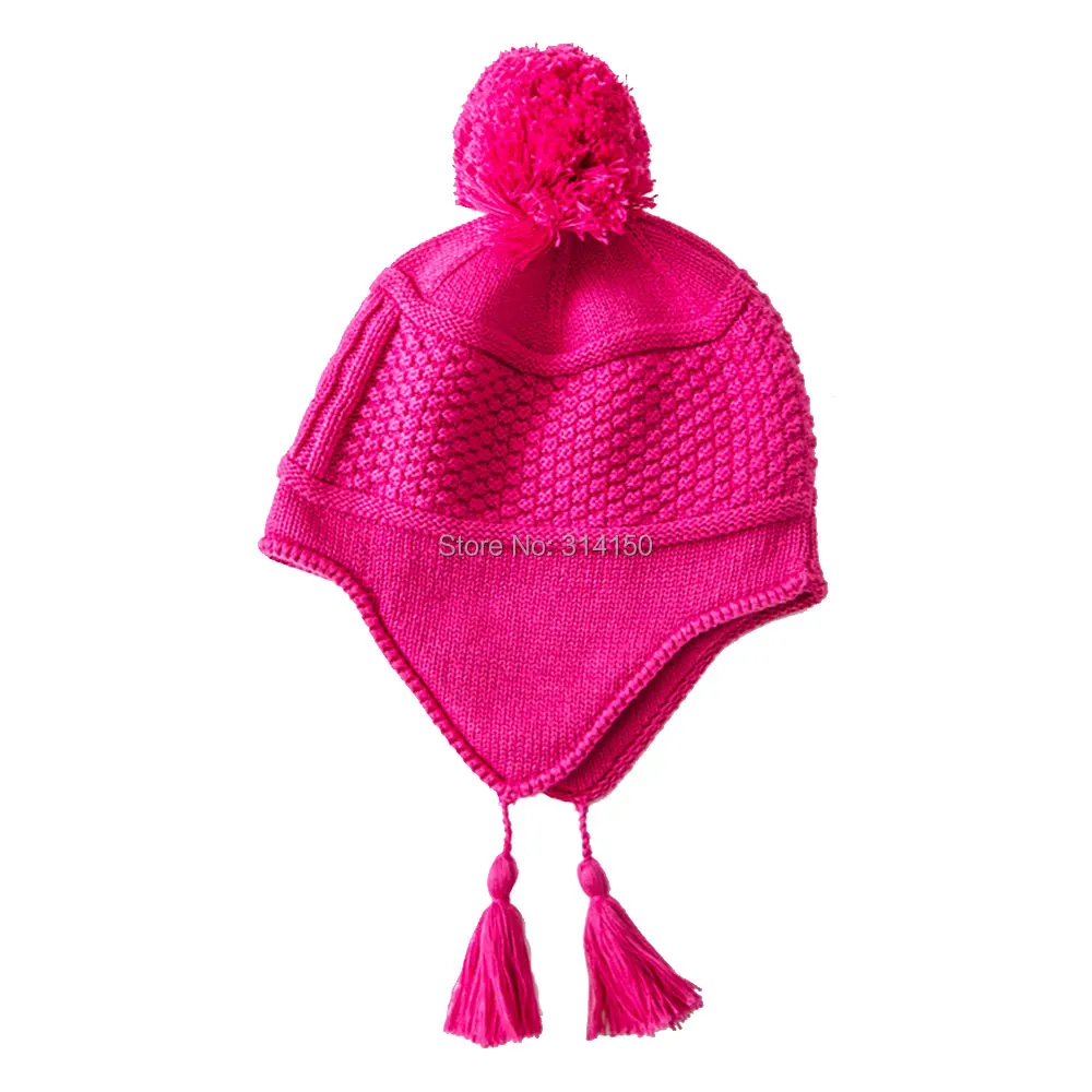 Детская вязаная шапка-колокольчик зимняя 1 шт. | одежда и обувь