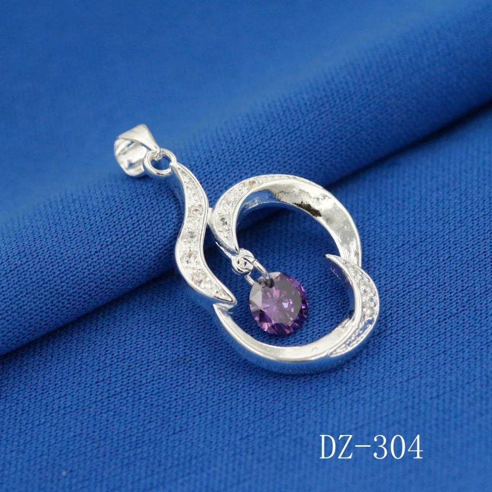 2017 винтажные ювелирные изделия Изысканный 925 вращающийся подвеска из циркония с