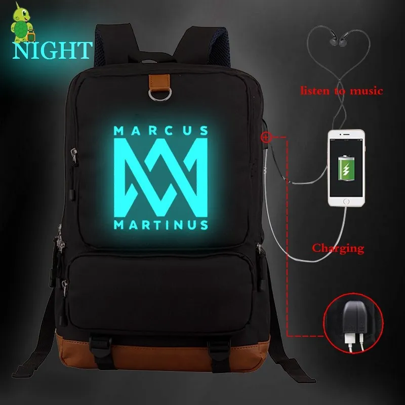 Мужской/женский рюкзак для ноутбука с USB-зарядкой | Багаж и сумки