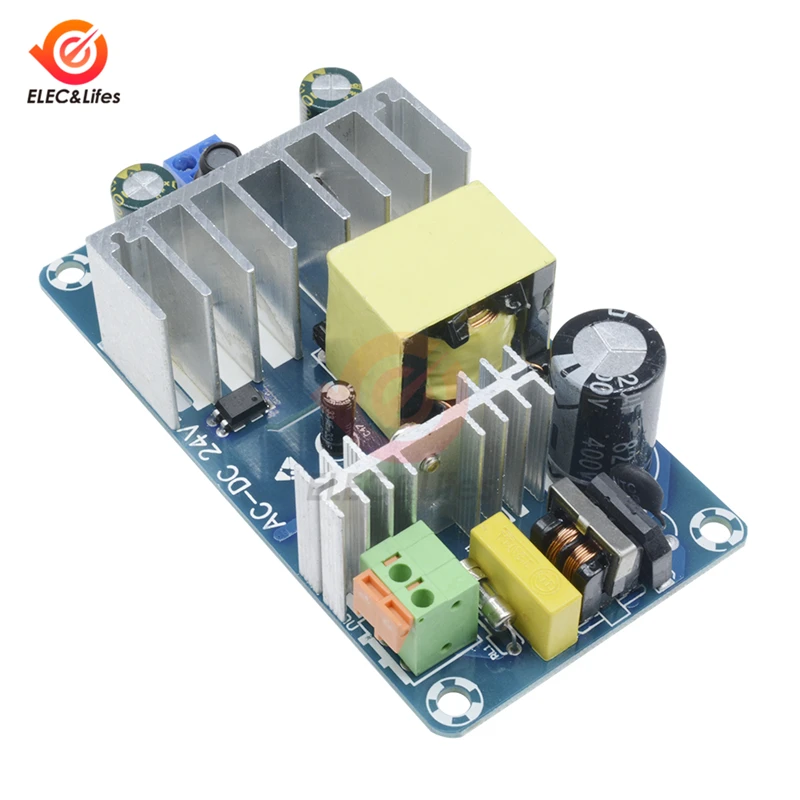 4A-6A 100 Вт AC-DC импульсный источник питания, регулятор напряжения переменного тока 85-265 в до постоянного тока 24 В 50 Гц/60 Гц понижающий модуль питания