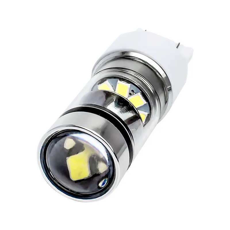 1 шт., супер яркий T20 7443 W21/5 W, двойной отражатель, светодиодный, автомобильный тормозной светильник, двигатель, DRL, лампа для вождения, сигнал поворота, белый, красный, желтый