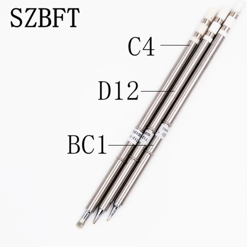 SZBFT ПАЯЛЬНЫЕ НАКОНЕЧНИКИ t12 для hakko T12-ILS C4 BCF1 B D12 BC1 C1 ПАЯЛЬНЫЕ НАКОНЕЧНИКИ для FX-950/FX-951