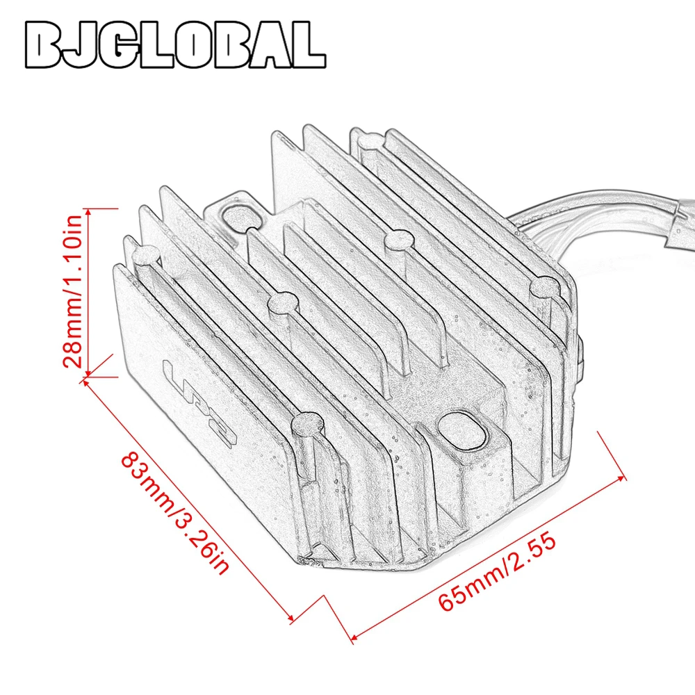 Выпрямитель регулятора мотоцикла 12 В подходит для скутеров мопедов квадроциклов