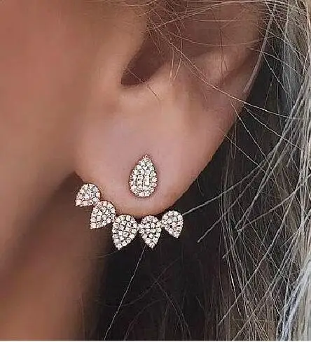 Новинка! Европейские и Соединенные Штаты Простые Модные полые серьги 8ED59| |