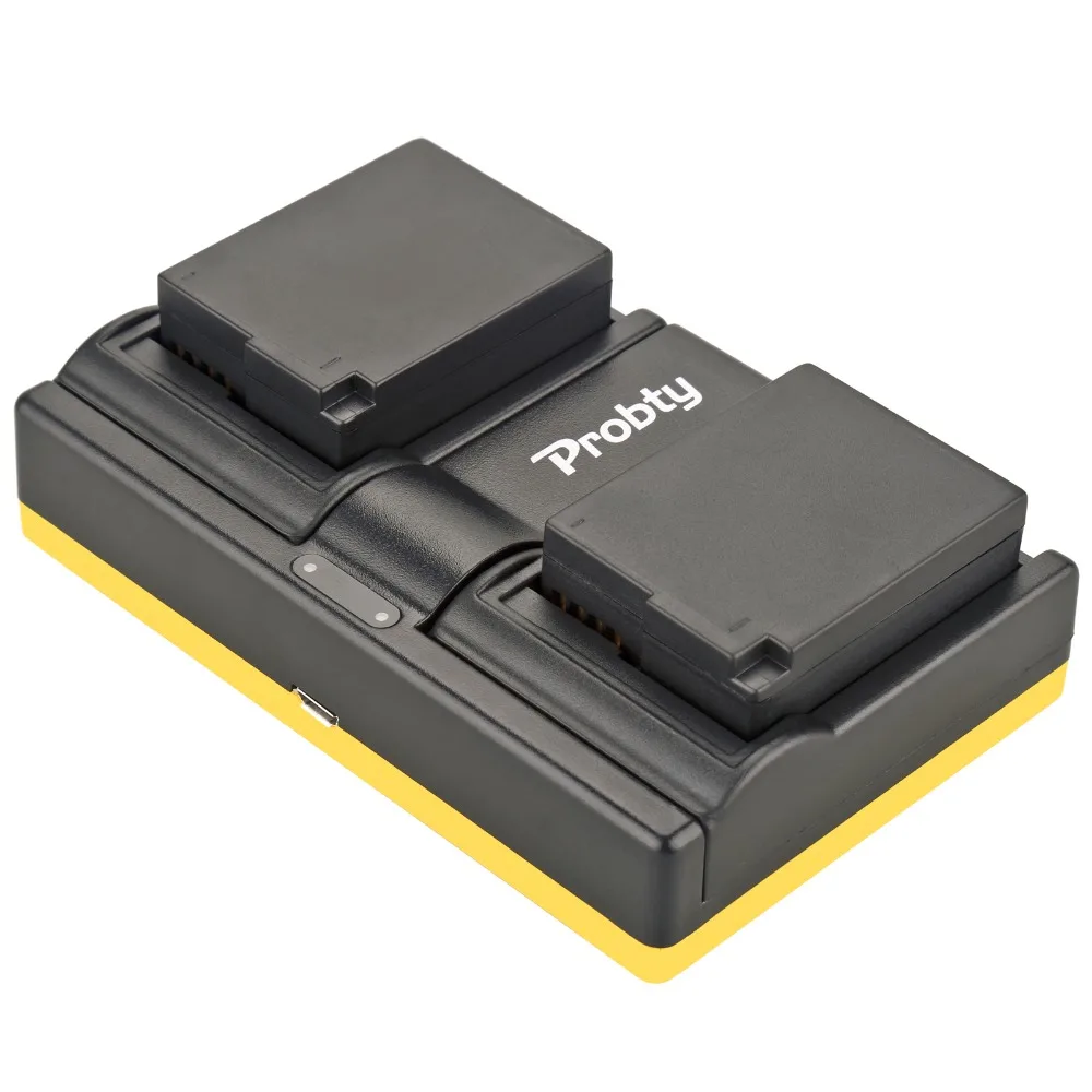 Probty DMW BLC12 ДМВ USB Dual Батарея Зарядное устройство для цифрового фотоаппарата Panasonic G5