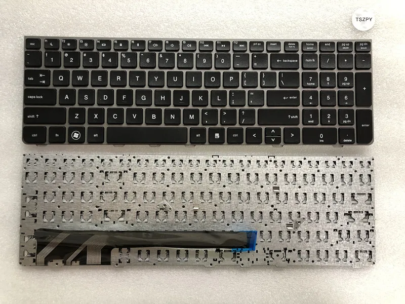 Новая черная клавиатура US для HP ProBook 4530s 4535s 4730s 638179 001 9Z.N6MSV.001 с рамкой|Клавиатуры