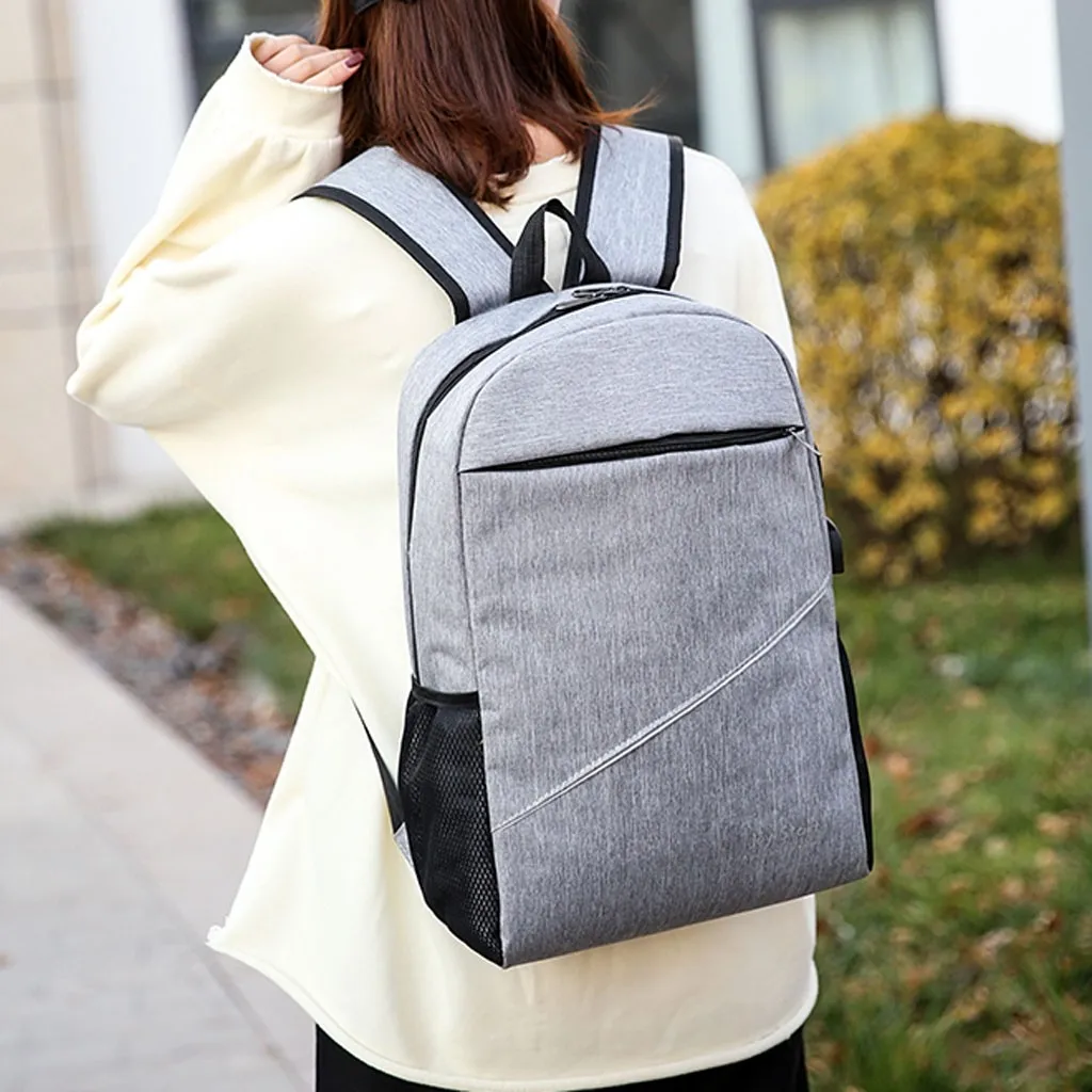 Aelicy backpack women unisex Couple Canvas Teenage Girls School Bag +Crossbody Bag+Clutch bag mochila feminina drop ship 2020 | Багаж и