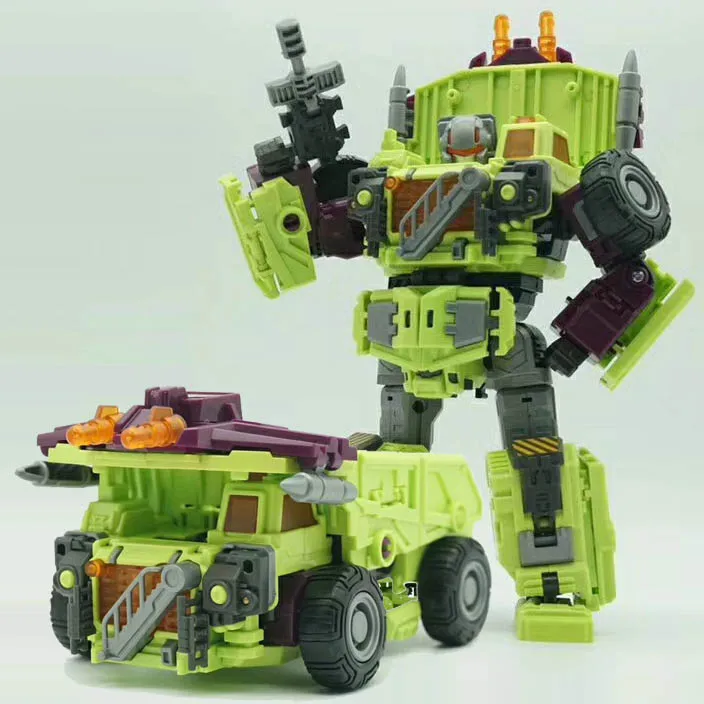 NBK Devastator бульдозер скраппер гравитационный крюк строитель GT Devastator KO трансформация Инженерная фигурка игрушки - Цвет: 5 NoBox