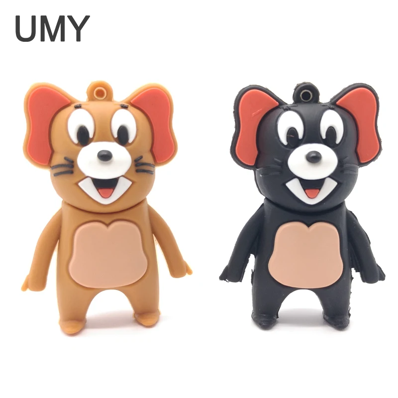 Usb флеш накопитель в виде милой мыши 16 ГБ 32 8 4 Гб|USB флэш-накопители| |