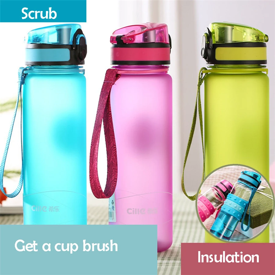 Влить бутылку воды Sport 600 мл Пластик герметичные Для женщин Гурд EN пластики