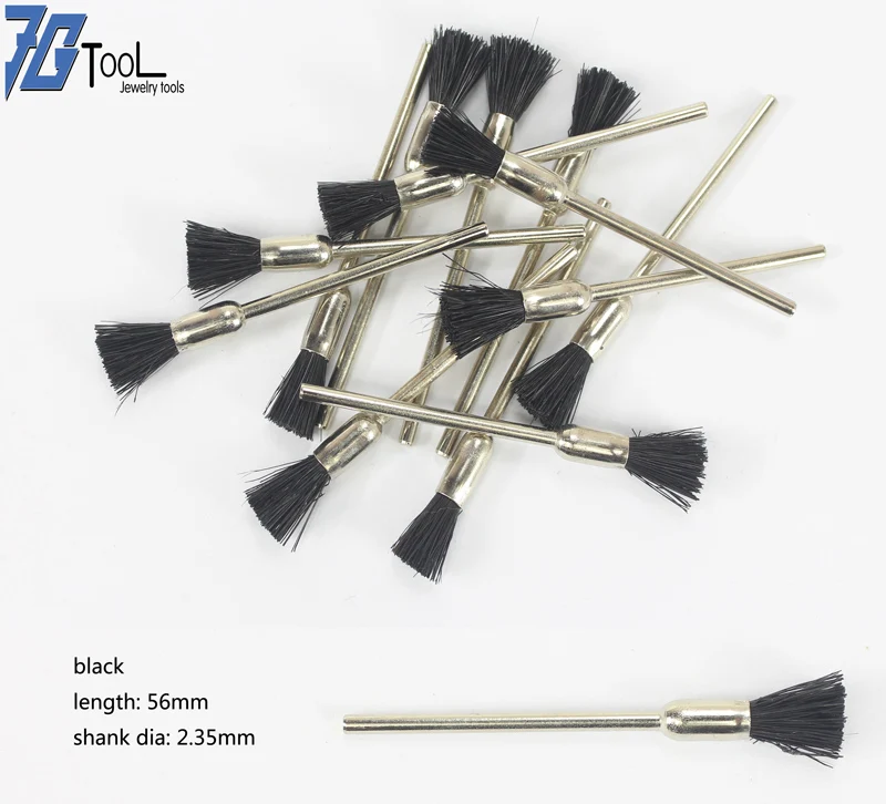 Pen shape black 5pcs Brass ppin5pcs латунные проволочные щетки Dremel Электрический инструмент круглые щетки дисковая кисть горшок щетка для чашки Dremel Аксессуары для ржавчины Dremel - Цвет: Pen shape black 5pcs