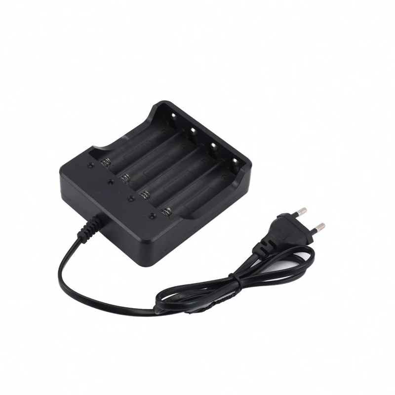 Подробная информация о eoaneoe 18650 3,7 V 9900 mAh литиевая аккумуляторная батарея 4 шт. 18650 литий-ионных батарей+ 1 зарядное устройство для фонарика