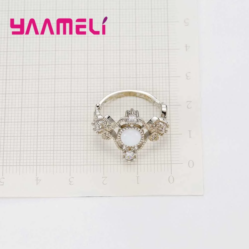 Top Quality 925 Sterling Silver Accessories Beautiful Finger Ring Senior Jewelry For Female Anniversary/Birthday Gift | Украшения и