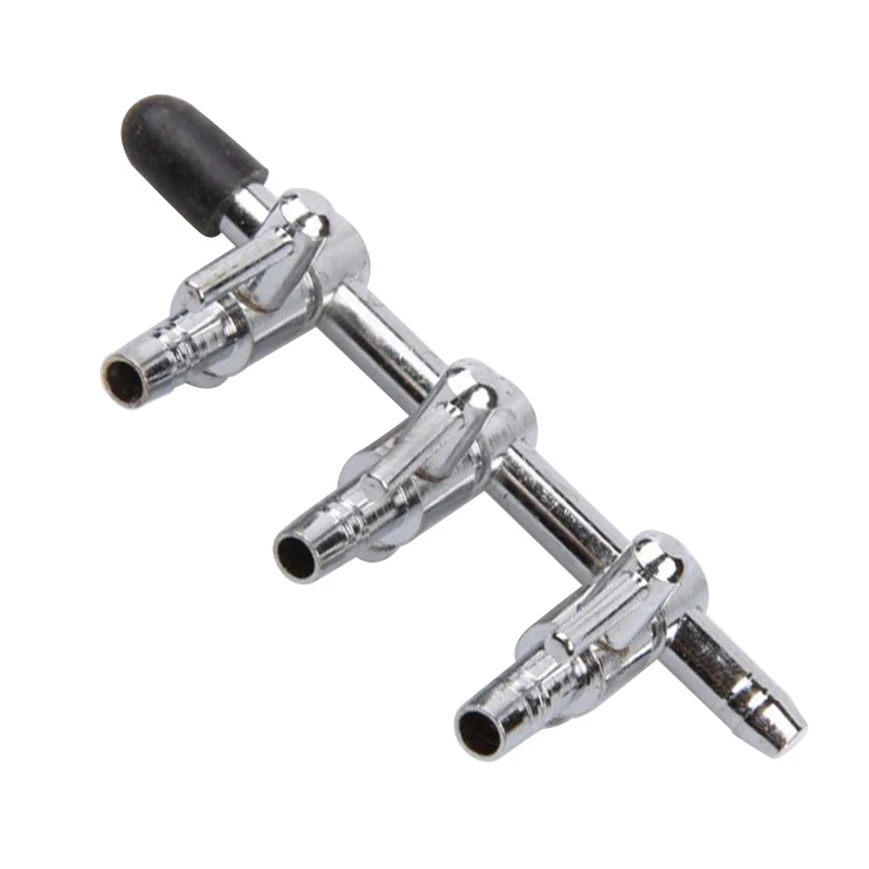 Нержавеющий воздушный разветвитель для аквариума контрольный клапан поток СО2