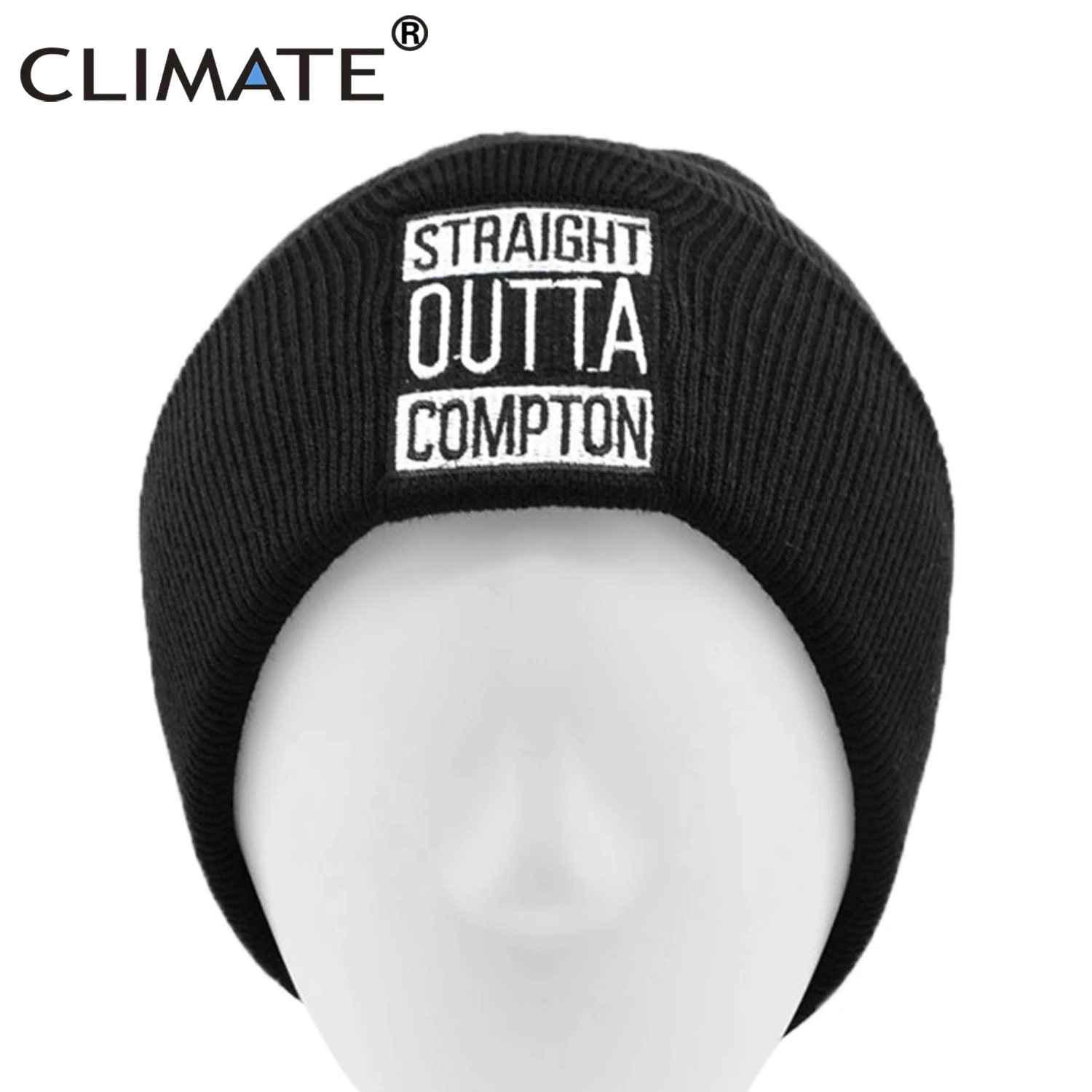 Климат Straight Outta Compton шапка берет Для мужчин логотип зимняя шапочка Кепки женщин