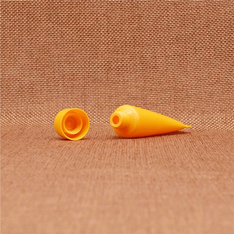 

Orange 5ml Cosmetic Container Refillable Shampoo Cream Package Small Yellow Plastic Bottle Travel Set Free Shipping 100pcs