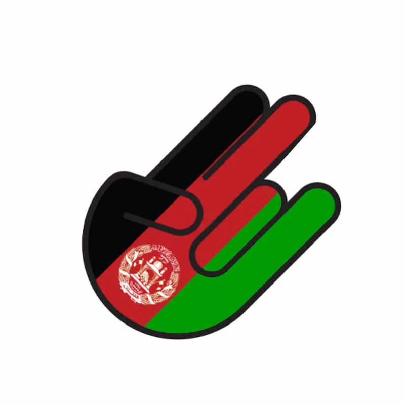 YJZT 13 4 см * 8 креативный афганистанский противоударный флаг AFG Светоотражающая