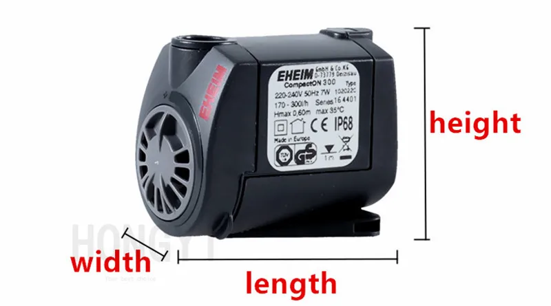 EHEIM 1 шт. fish tank Погружные Насосы Тихий легкий циркуляционный насос для воды компактный 300/600/1000/2100/ 3000 220-240 В